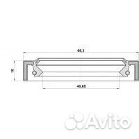 Сальник привода (42X66X10) nissan terrano III path