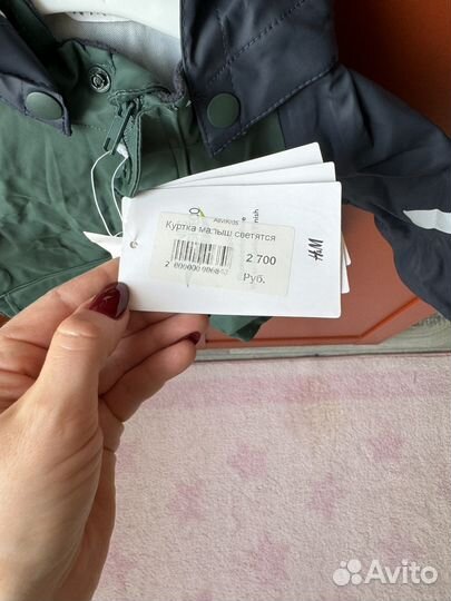 Куртка(дождевик h&m 92рр новая