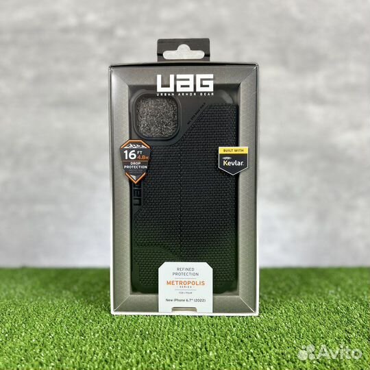 UAG Metropolis для iPhone 14 / 14+ Kevlar