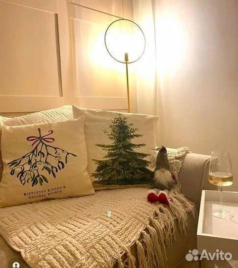 Наволочка hm home чехол на подушку zara home h&m