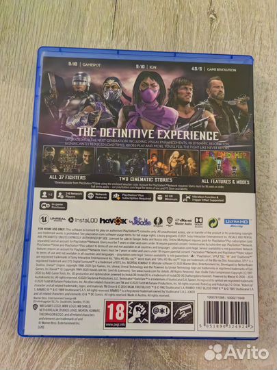 Mortal kombat 11 ultimate ps5 диск