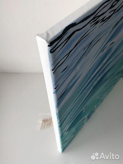 Интерьерная картина акрил волны