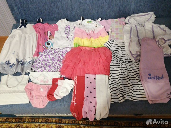 Одежда пакетом для девочки 98 104