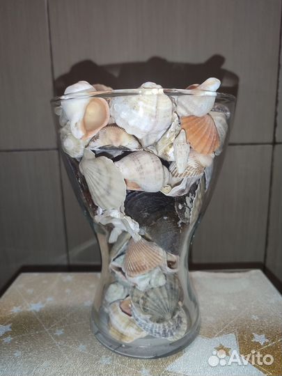 Ваза с ракушками