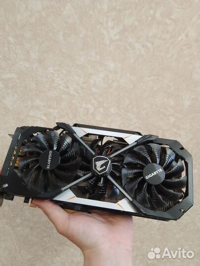 Видеокарта GTX 1080 Gigabyte aorus elite Gaming