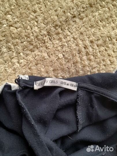 Платье школьное синее 152