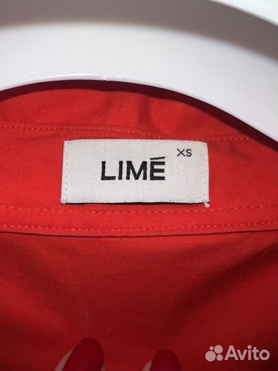 Красная рубашка Lime