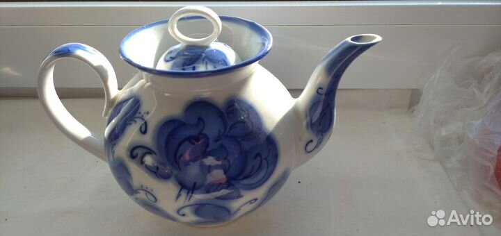 Чайник заварочный фарфор лфз СССР