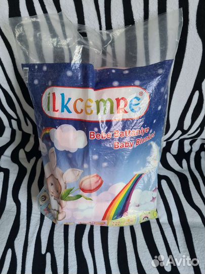 Плед детский плюшевый