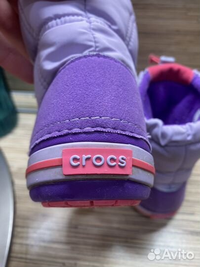 Сапоги демисезон детские crocs