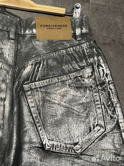 Джинсы Balenciaga Silver type