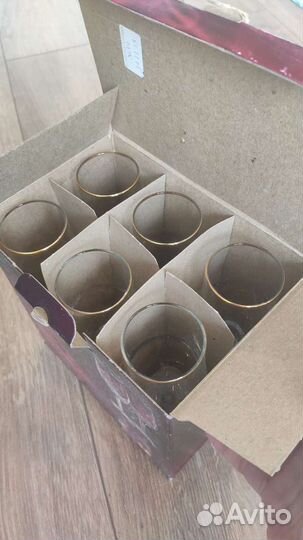 Набор новых фужеров для шампанского (6 штук)