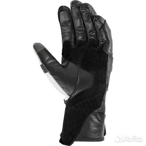 Stormrider Leather/Textile glove long Grey