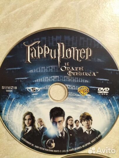 Dvd диски Гарри Поттер лицензионные