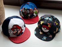 Бейсболка кепка детская HM Super, Mario Pokemon