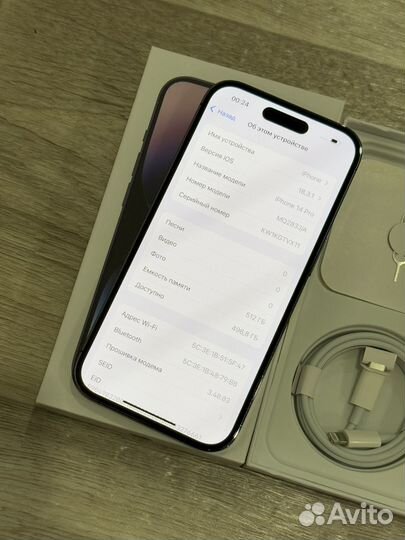 iPhone 14 Pro, Deep Purple, 512GB (86 аккум, Sim)