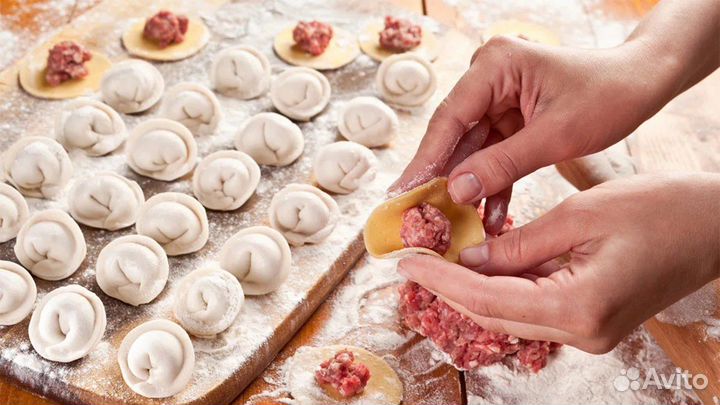 Пельмени, вареники домашние, торт, торты