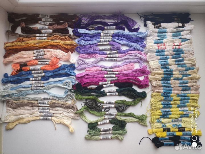 2 кг ниток мулине - прощаюсь с сокровищами