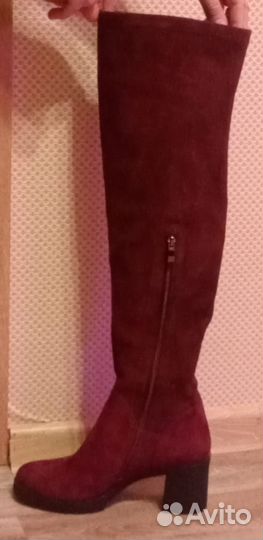 Ботфорты натуральная замша 39 размер