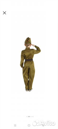 Детский военный костюм на прокат для мальчика