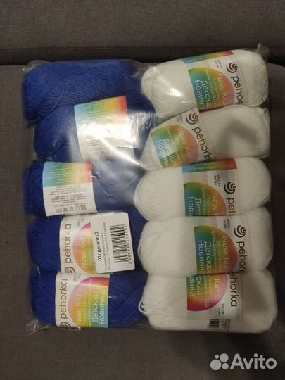 Пряжа пехорка детская новинка ассорти