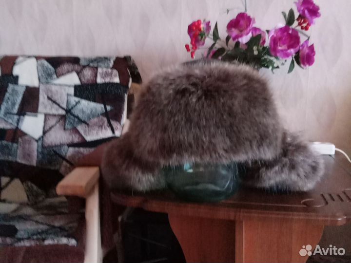 Мужская зимняя шапка ушанка меховая