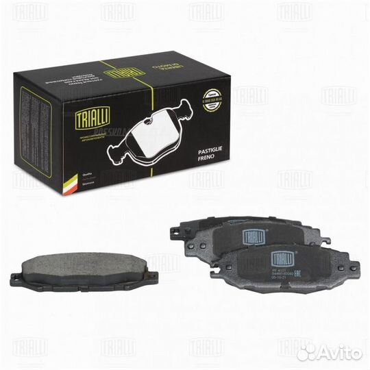 Trialli PF 4111 Колодки торм. для а/м Lexus LS400 (94) диск. зад. зад прав/лев
