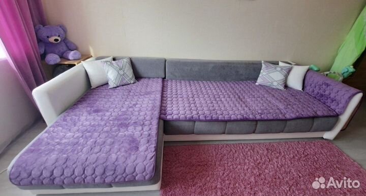 Дивандеки/защитные накидки на диваны 2 шт 90х150