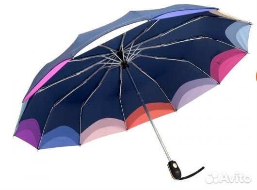 Зонт Три Слона L 3125 /1 12 спиц автомат синий