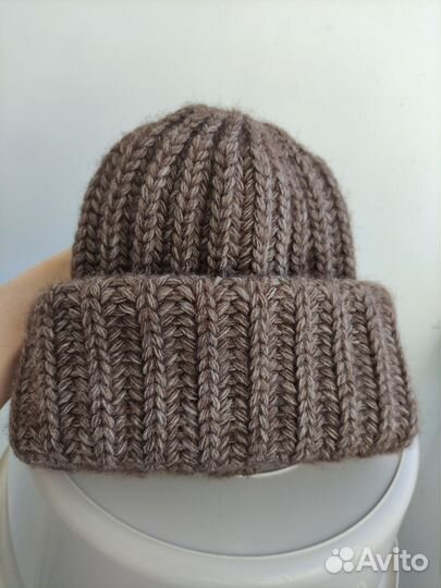 Шапка женская крупная вязка