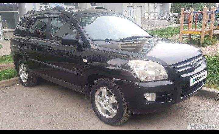 Kia Sportage 2.0 МТ, 2006, битый, 115 000 км