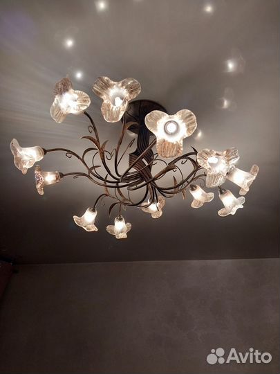 Люстра потолочная Италия Светильник Свет