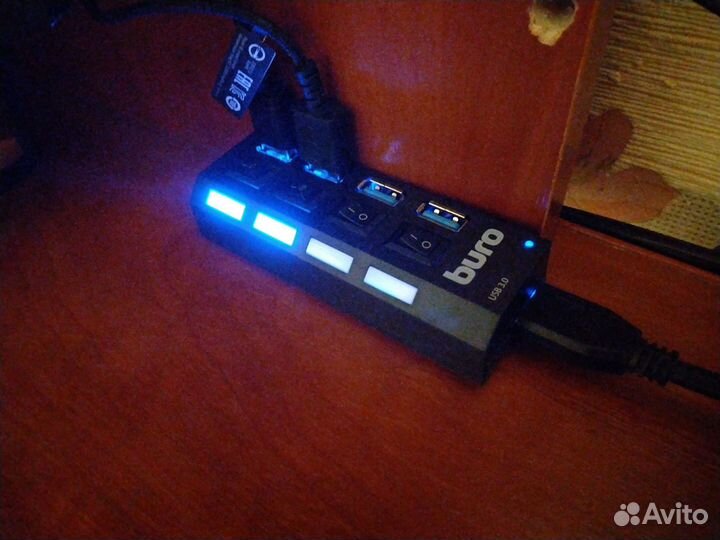 USB HUB 3.0 usb хаб 4 порта с выключателями