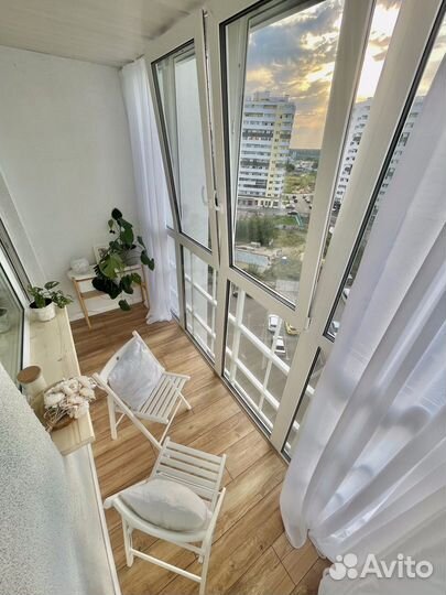 Теплое остекление балкона h-4895