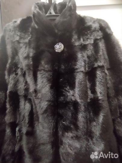 Шуба норковая 44-46 рукава трансформер 3/4
