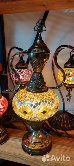 Светильник мозаичный в форме кувшина. Турция