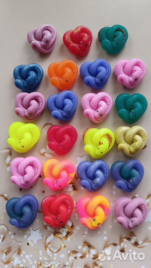 Мини змейки из мыла