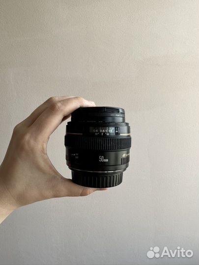 Объектив canon 50mm 1 4