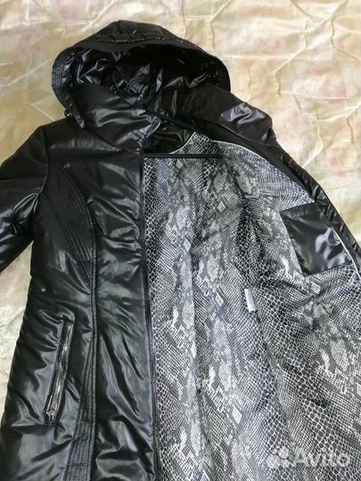 Новый пуховик, зимнее пальто р. 46