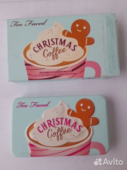 Тени для век TOO faced Cristmas coffee