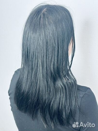 Кератиновое выпрямление волос