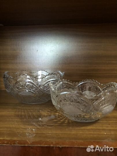 Ваза хрустальная