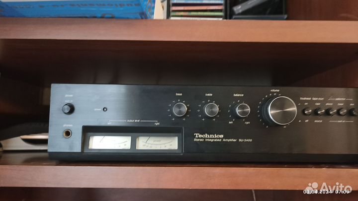 Стерео усилитель Technics SU2400+Kenwood LS-SE7