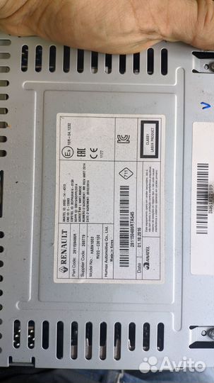 Магнитола рено сандеро