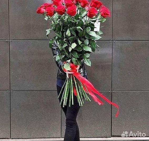 Высокие Розы Гиганты Доставка Круглосуточно