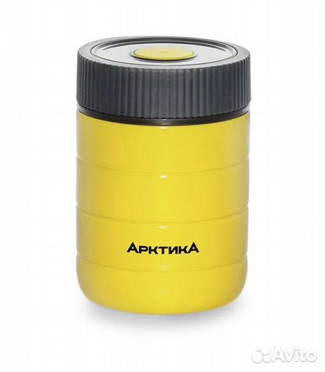 Термос для еды Арктика 307-480, 0.48 л, желтый, че