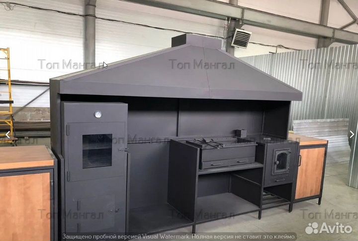 Мангальная зона барбекю