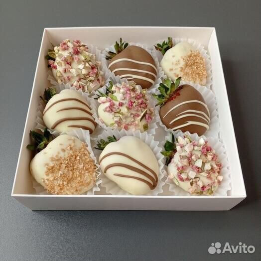 Клубника в шоколаде 9-12 ягод