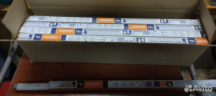 Люминесцентные лампы Osram L18W/765 25шт