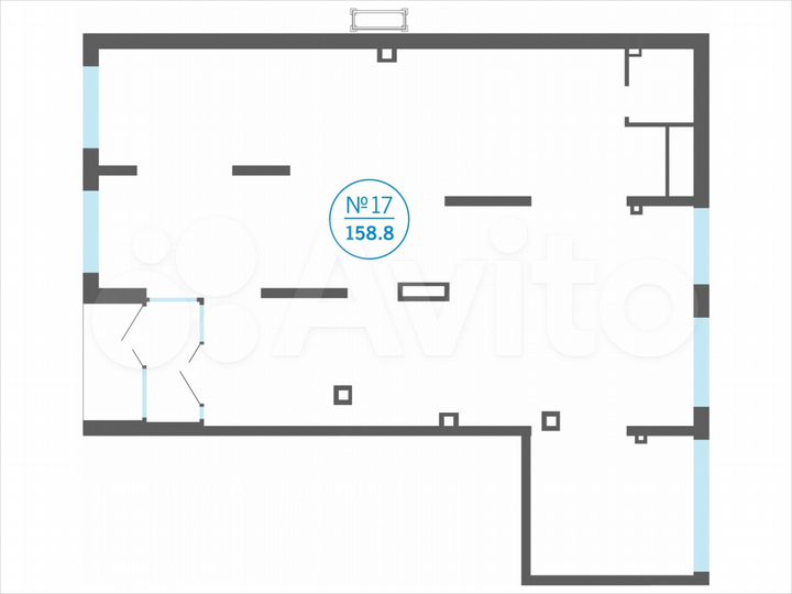 Аренда, ПСН площадью 157.6 кв.м